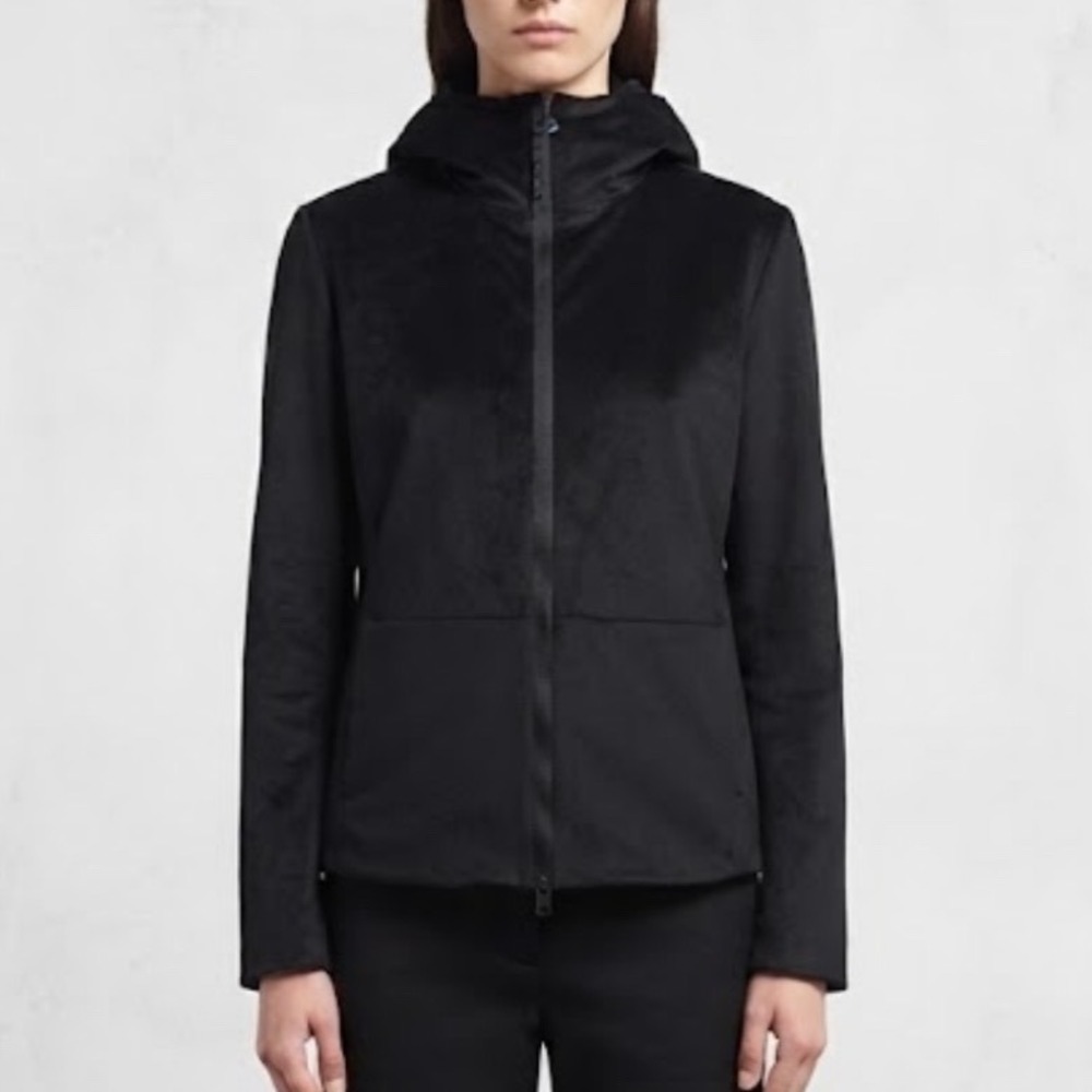 Prada Hooded Cupro Jacket